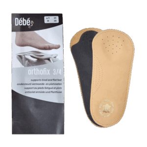 DEBE Orthofix Hard 3/4 Leather Covered Insole